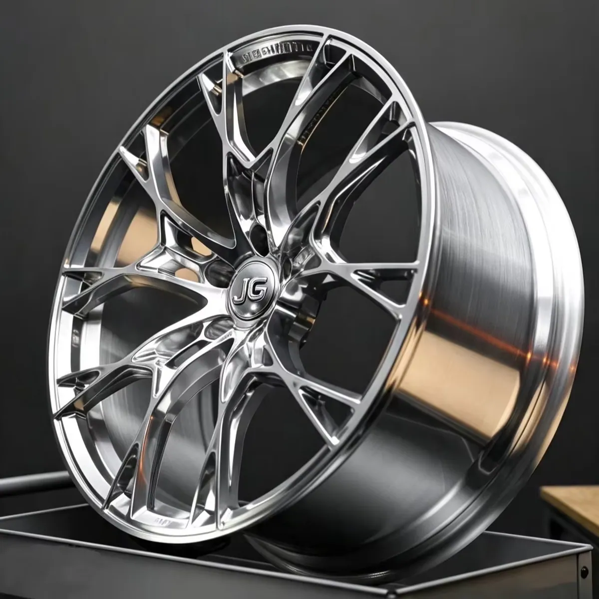 JG High Strength Custom Polished 6061-T6 Forged Wheel Rim Polished Concave Racing Rims Fit for BMW Performance Vehicle Street — JG forged wheel