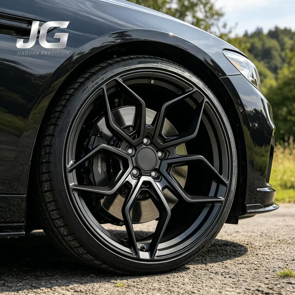 JG Light Weight 17 18 19 20 21 22 23 Inch 5x114.3 5x120 Forged Aluminium Alloy Wheel  for Audi BMW Tesla forged wheel