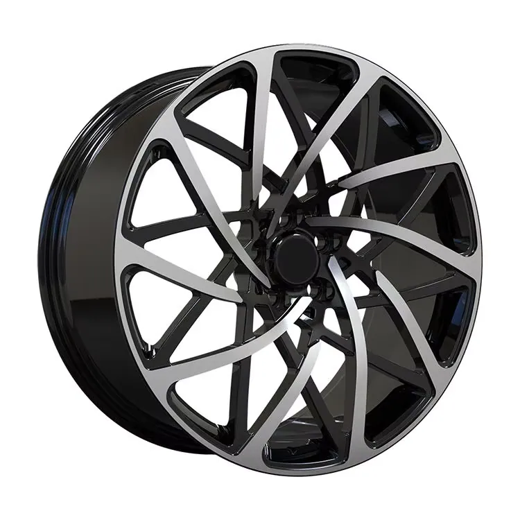 JG Lightweight Concave Forged Alloy Wheels  Diamond Cut Twisted Multi Spoke Custom Offset Two Tone Rims for  Sports Car  Upgrade forged wheel
