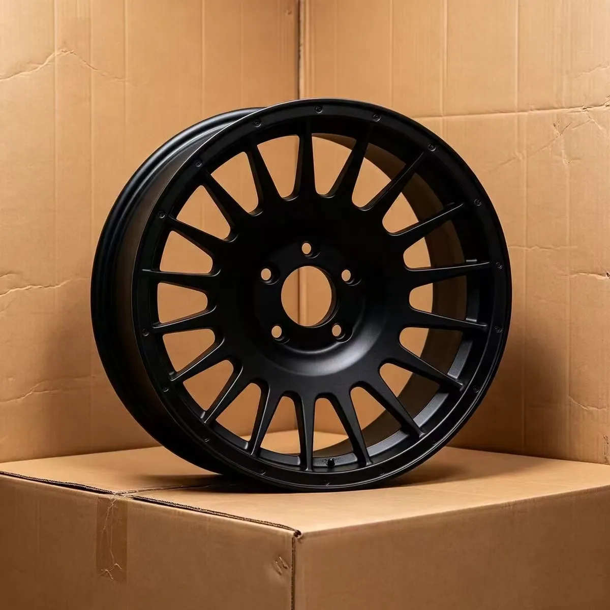 JG Matte Black Thin Multi Spoke Deep Concave Track Forged Wheels for Universal JDM Performance Car EV Street Refit Upgrade forged wheel