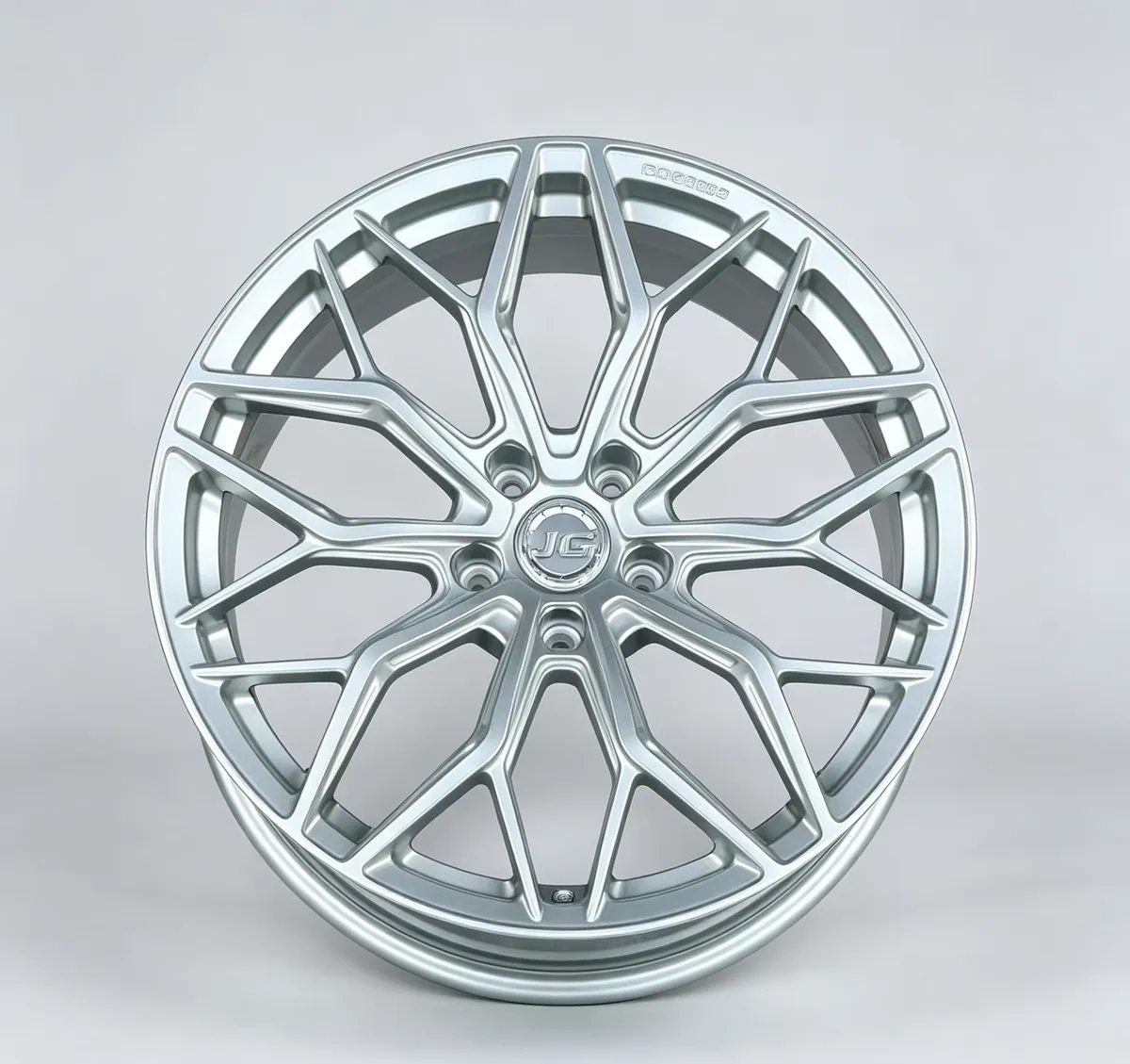 JG Monoblock Double 5 Spoke Split Blade Forged Wheels Satin Silver Premium Alloy Rims for Daily Driving & Performance Tuning forged wheel