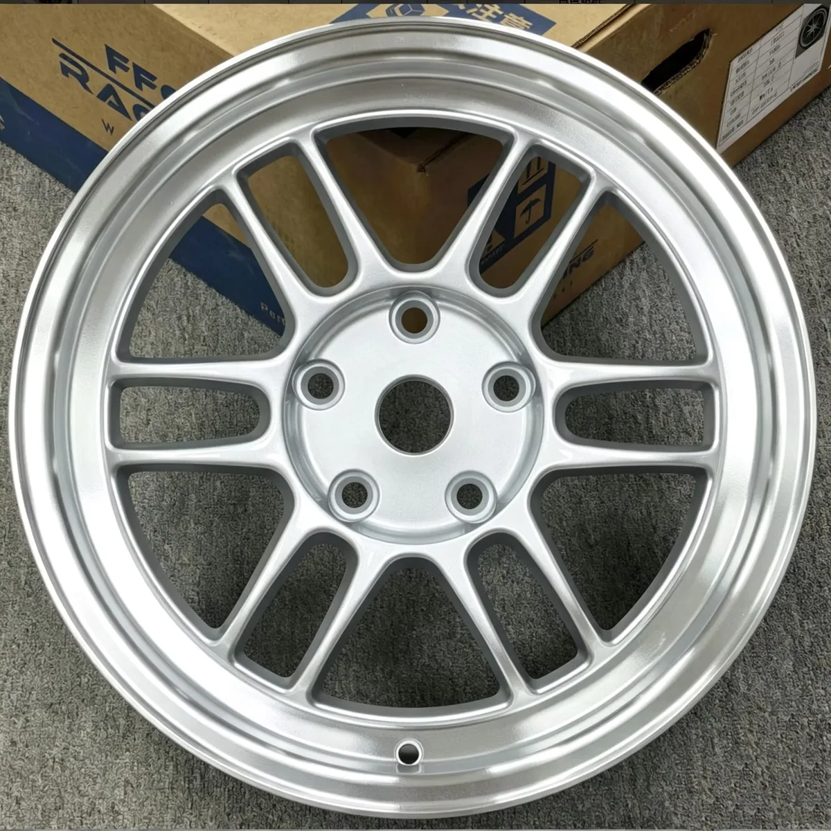 JG Monoblock Silver Multi Spoke Forged Alloy Wheels 17-22 Inch 5x108 5x112 5x114.3 5x120 for Audi BMW Honda Toyota Tesla forged wheel