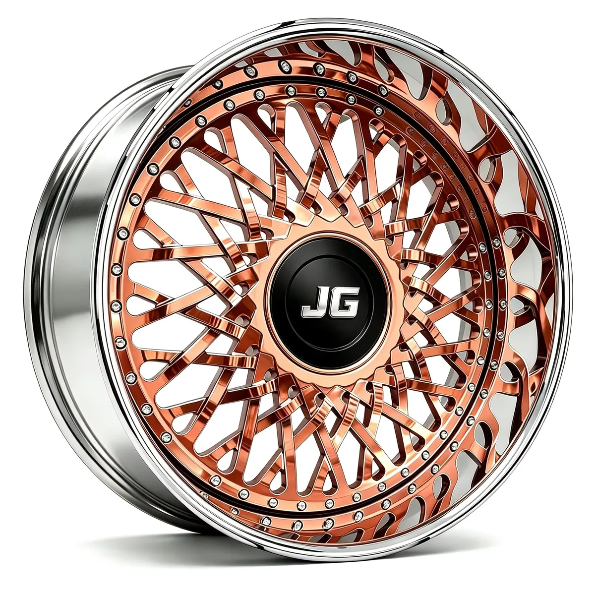 JG New Custom Forged Aluminum Alloy Deep Disc Wheel Hub 5x130/112/150/114.3mm Two-piece Customizable ET PCD 3-year Warranty forged wheel