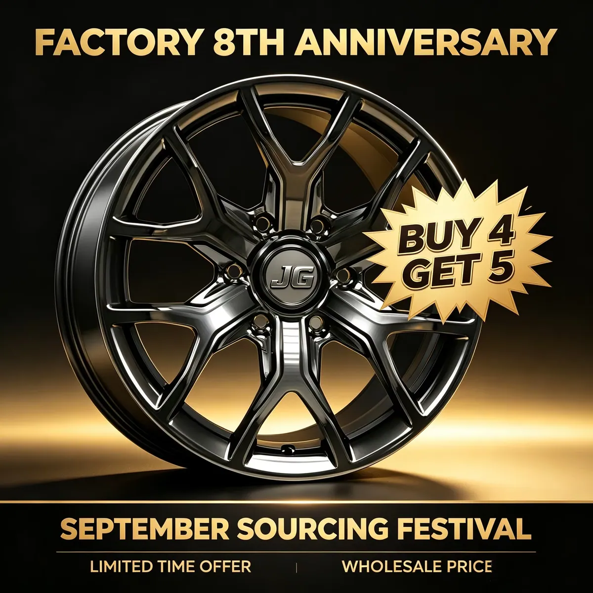 JG Off-Road 18 Inch Alloy Wheels 6x139.7 4x4 Rims for Toyota Hilux Ford Ranger Jeep Wrangler Buy Four Get Five forged wheel