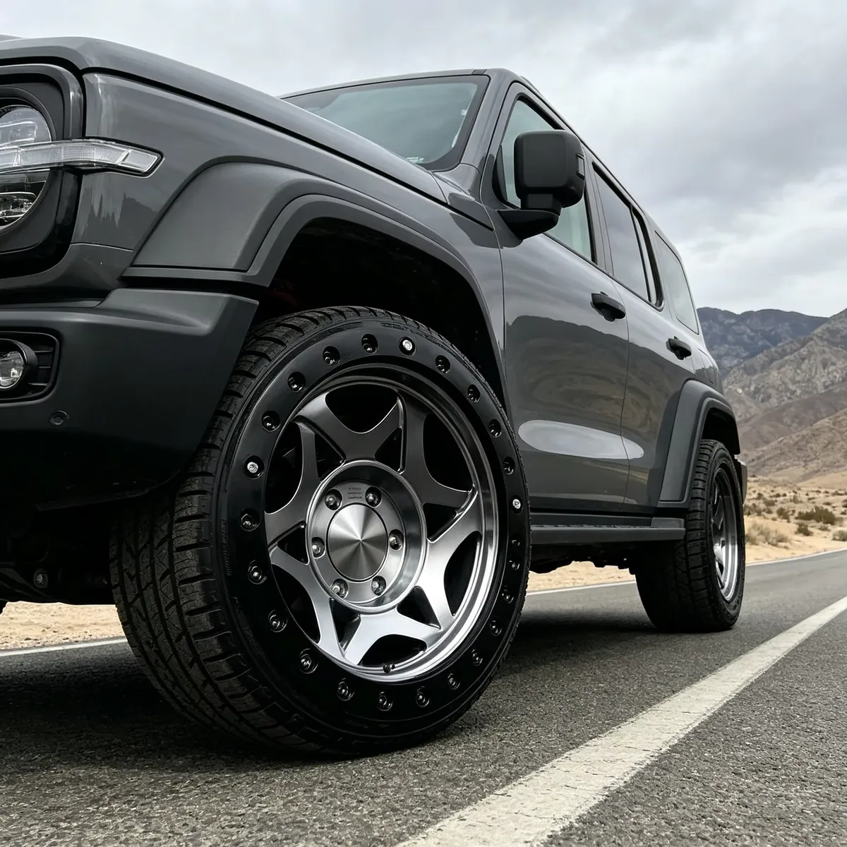 JG Off Road Beadlock Wheels 4x4 off Road Rims Atv 6x139.7 5x127 16x8 Offroad Forged Wheels Rims for Y60 Y61 Jeep forged wheel