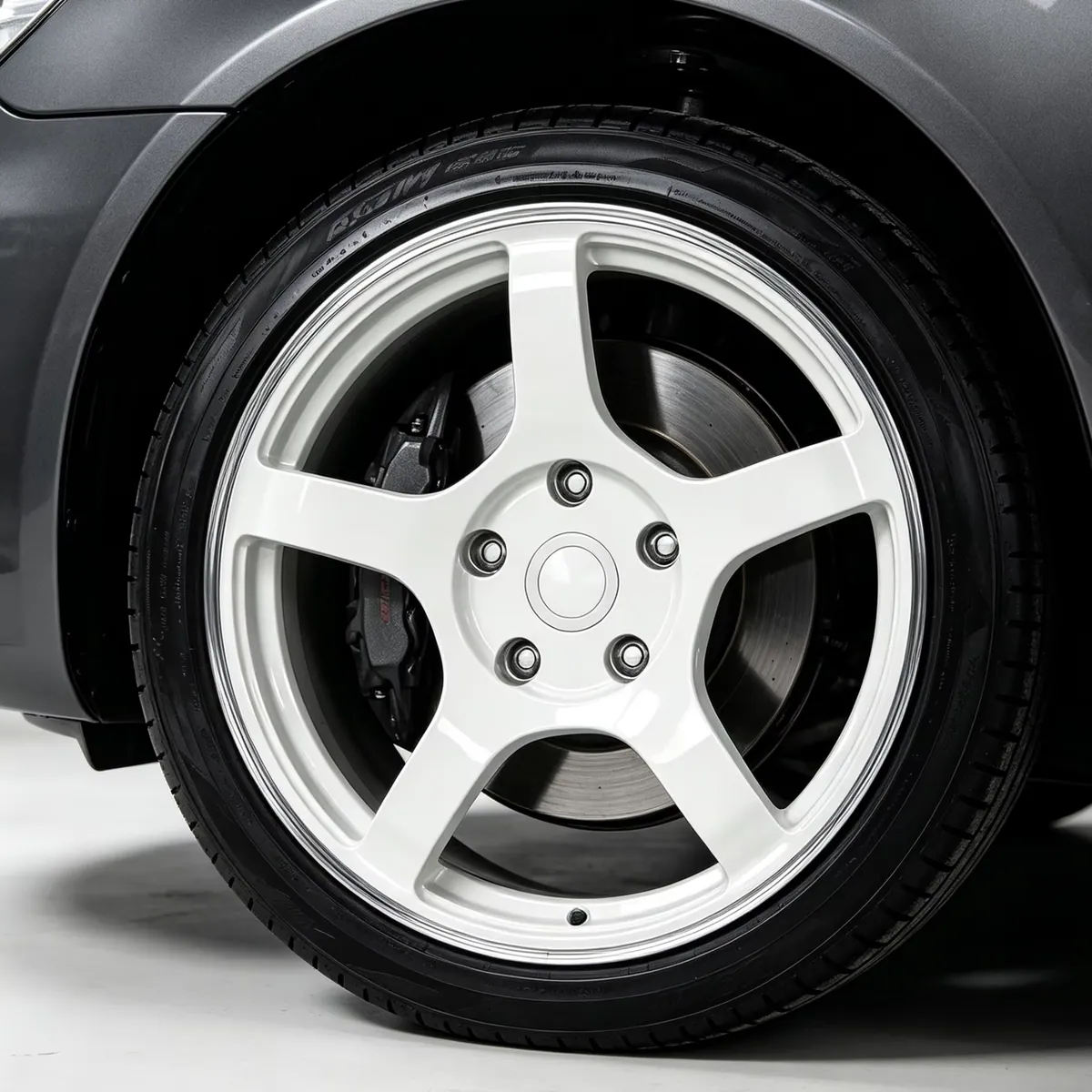 JG White Machined Lip 5 Spoke Alloy Car Wheels Rims PCD 5x108 5x130mm 5x165.1mm Custom Forged Rims for Sedan Tuning Cars Lexus forged wheel