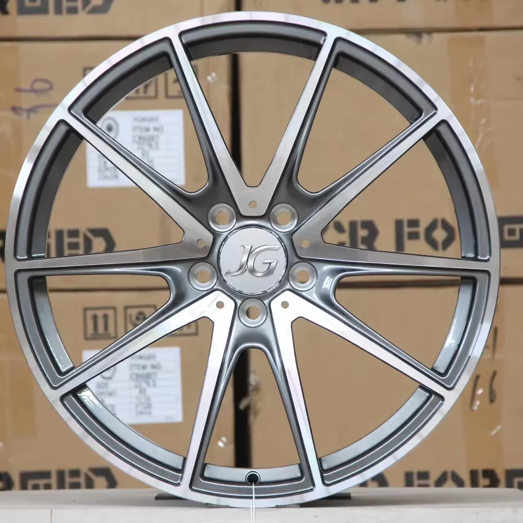 JG119008 Factory Direct Aluminum Forged Wheels Gunmetal Aftermarket Alloy Rims 17-22 Inch for Global Auto Parts Wholesalers — JG forged wheel