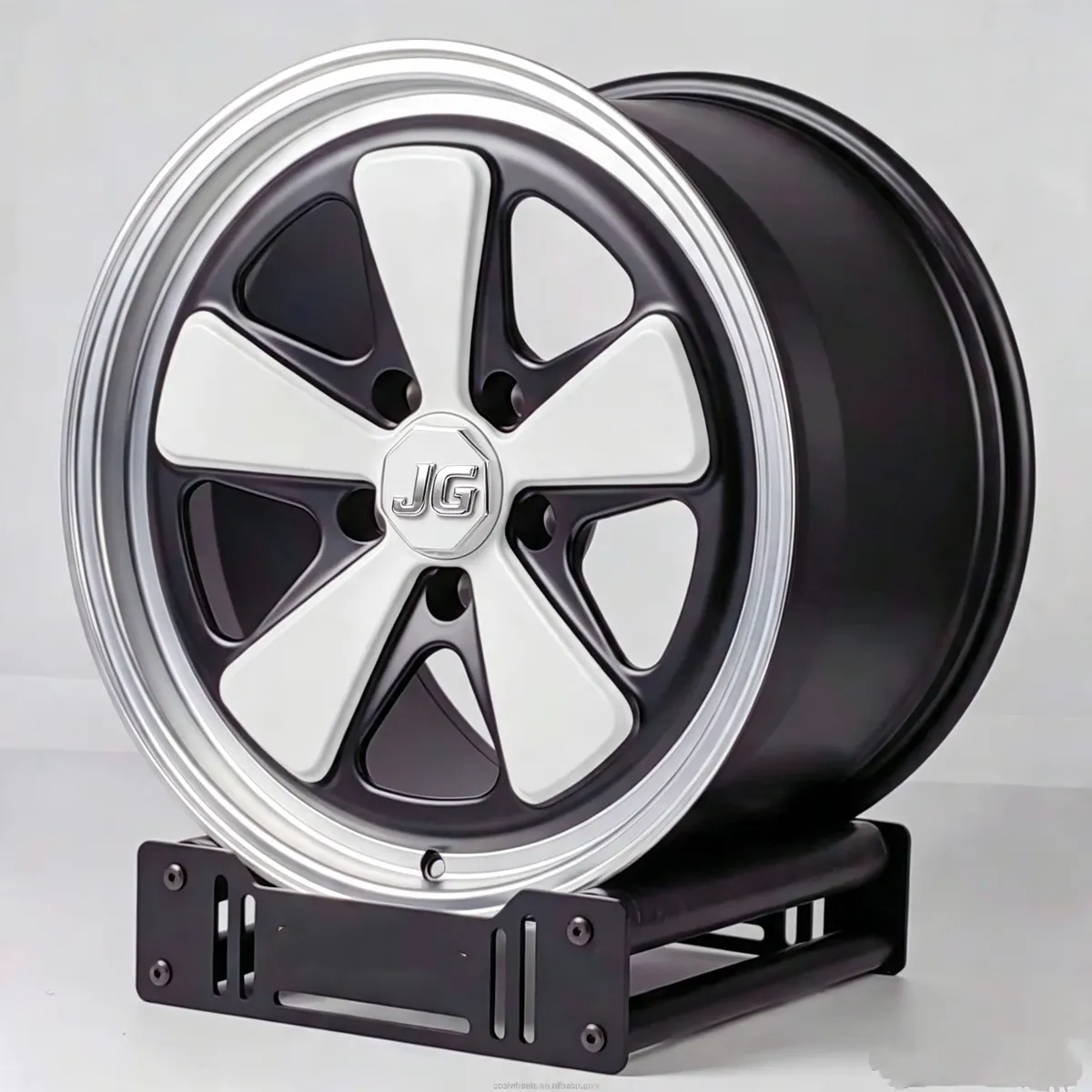 JGOne Piece 6061-T6 Forged Alloy Wheels Classic Fuchs Style 5x130 Deep Dish Concave Diamond Cut for Porsche Old Modification forged wheel
