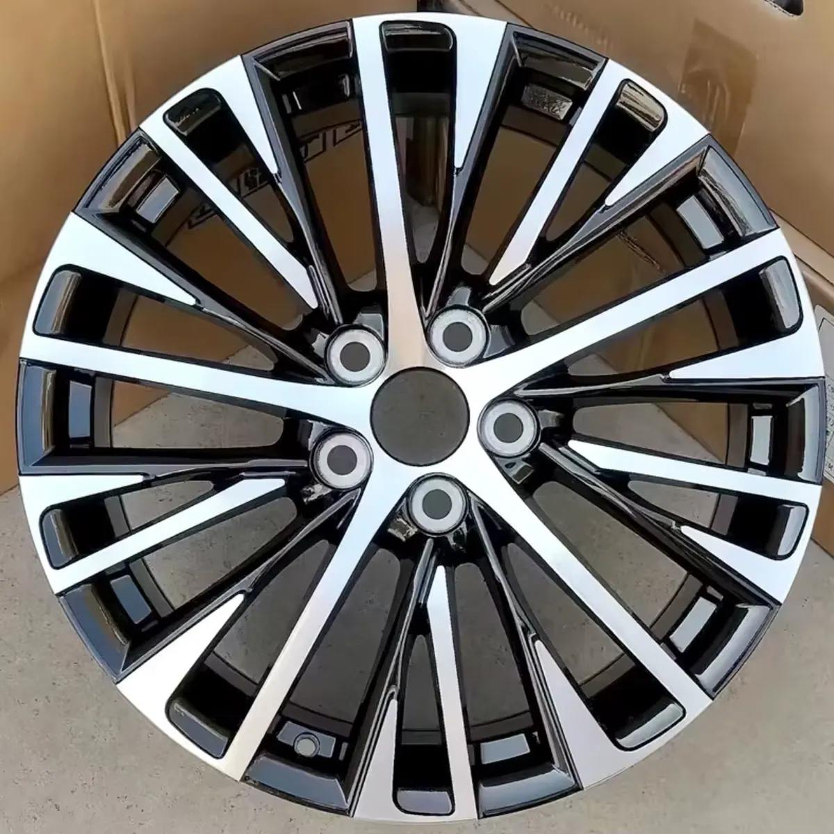JIAGUAN Forged Alloy Wheels Gloss Black Machined Multi Spoke 17-22 Inch 5x114.3 Rims for Toyota Honda Nissan Luxury Sedans MPV forged wheel