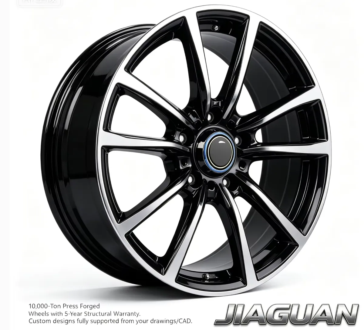 New JG Gloss Black 17-22 Inch Forged Multi-Spoke Wheels for Chevy Camaro Alpha Zeta for S550 S650 5x120 5x114.3 Performance — JG forged wheel