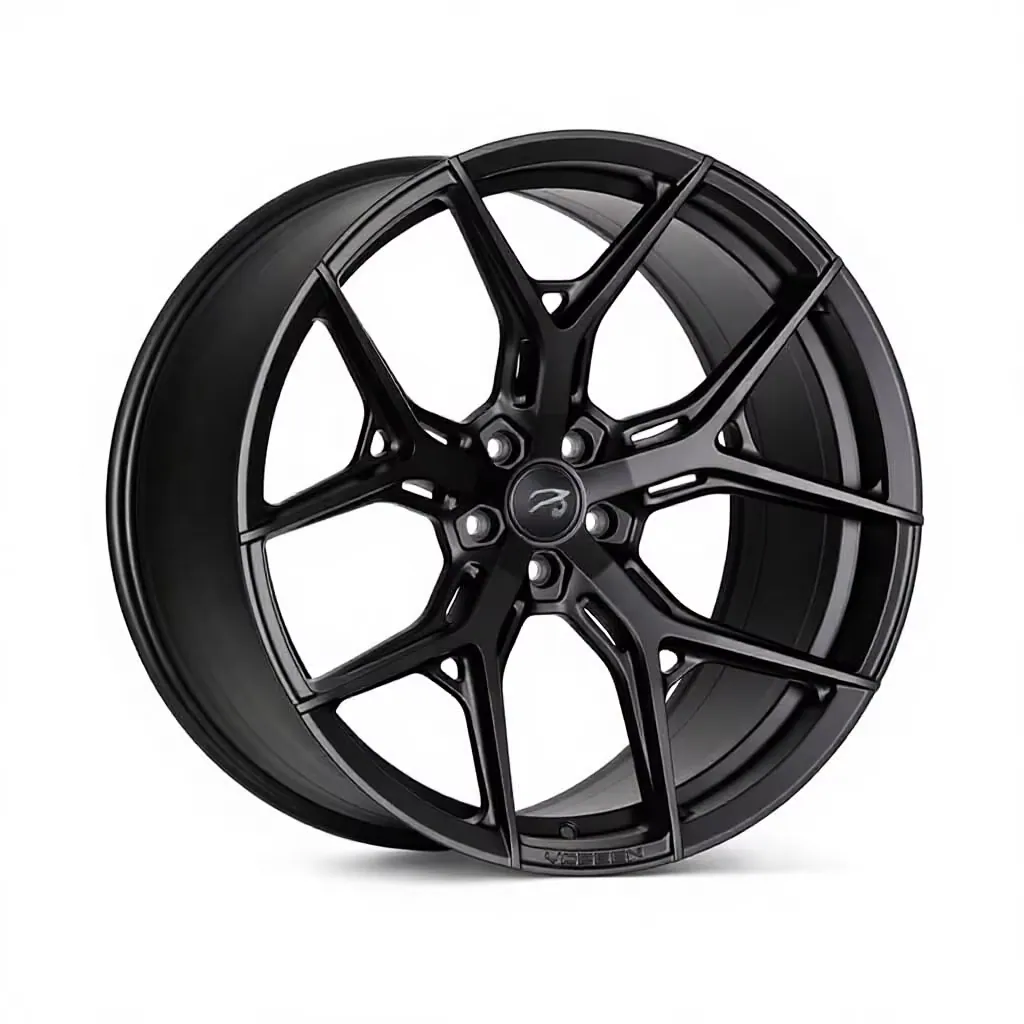 New JG109 Forged Aluminum Alloy Wheel Black Multi Spoke Rim 5x112 5x114.3 5x120 5x130 for Retrofit Upgrade forged wheel